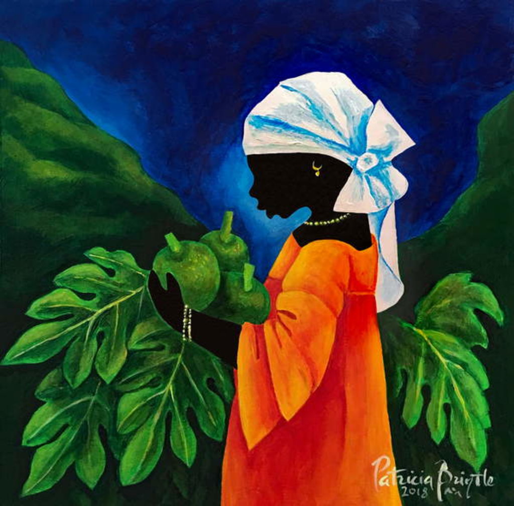 Detail of Toughtful observation, 2018 by Patricia Brintle