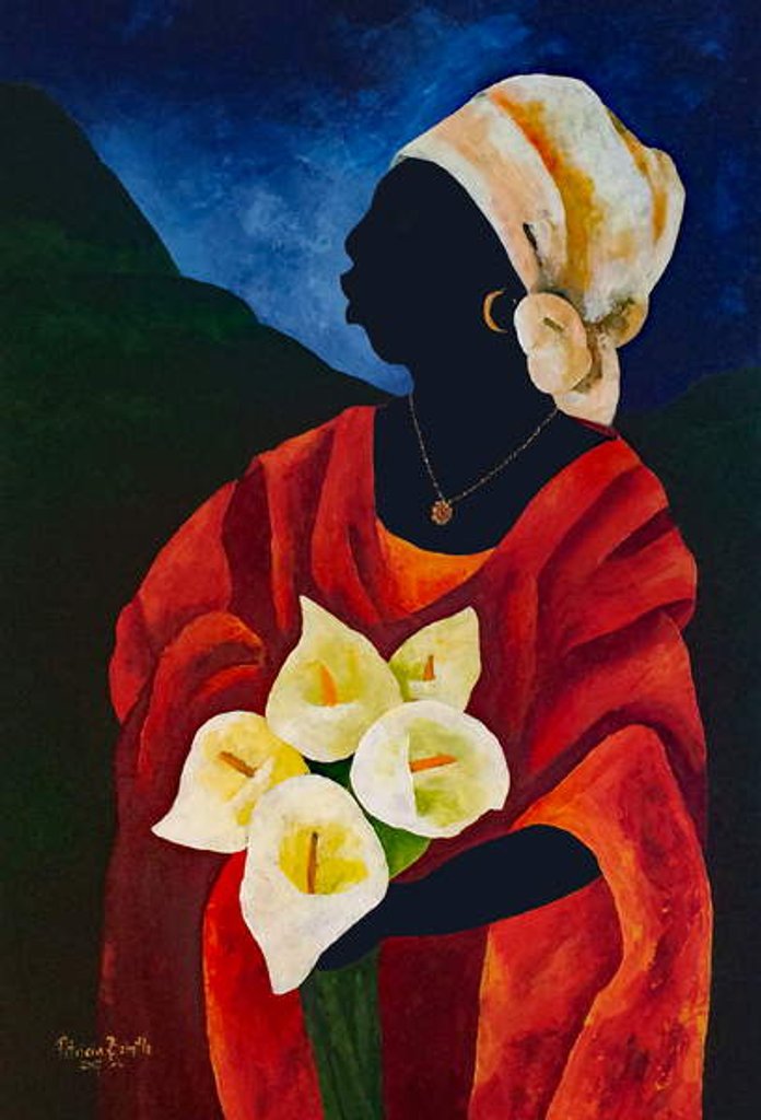 Detail of Callas five, 2017 by Patricia Brintle