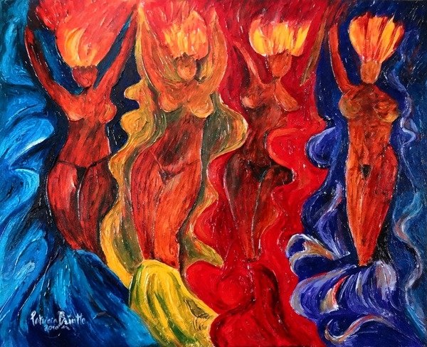 Detail of Carnavalesque, 2010 by Patricia Brintle