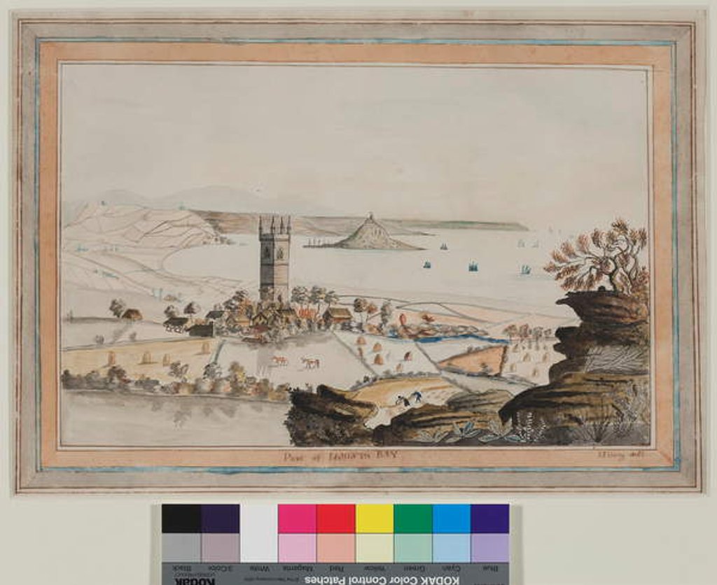 Detail of Part of Mount's Bay by Humphry Davy