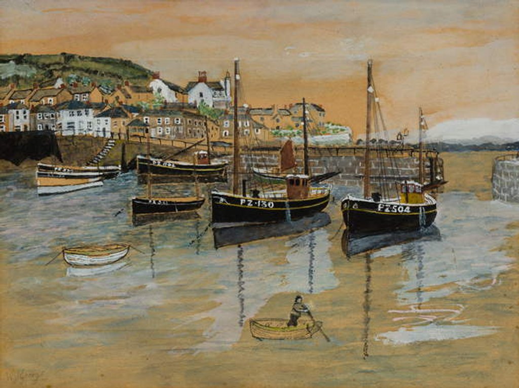 Detail of Mousehole Harbour by William George