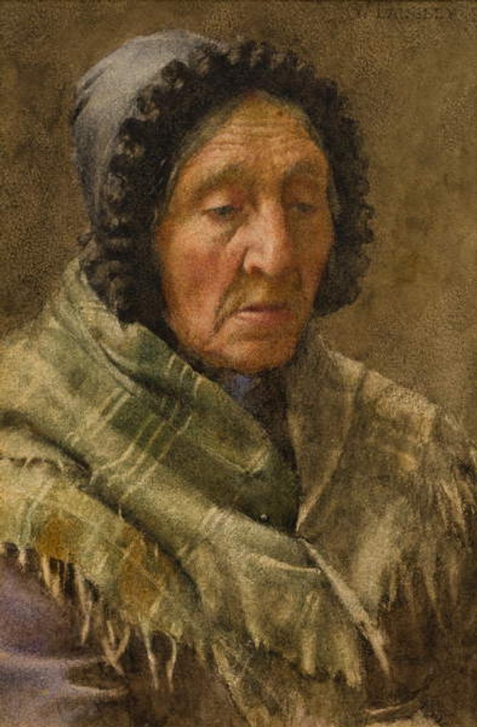 Detail of Newlyn Fishwife, 1895 by Walter Langley