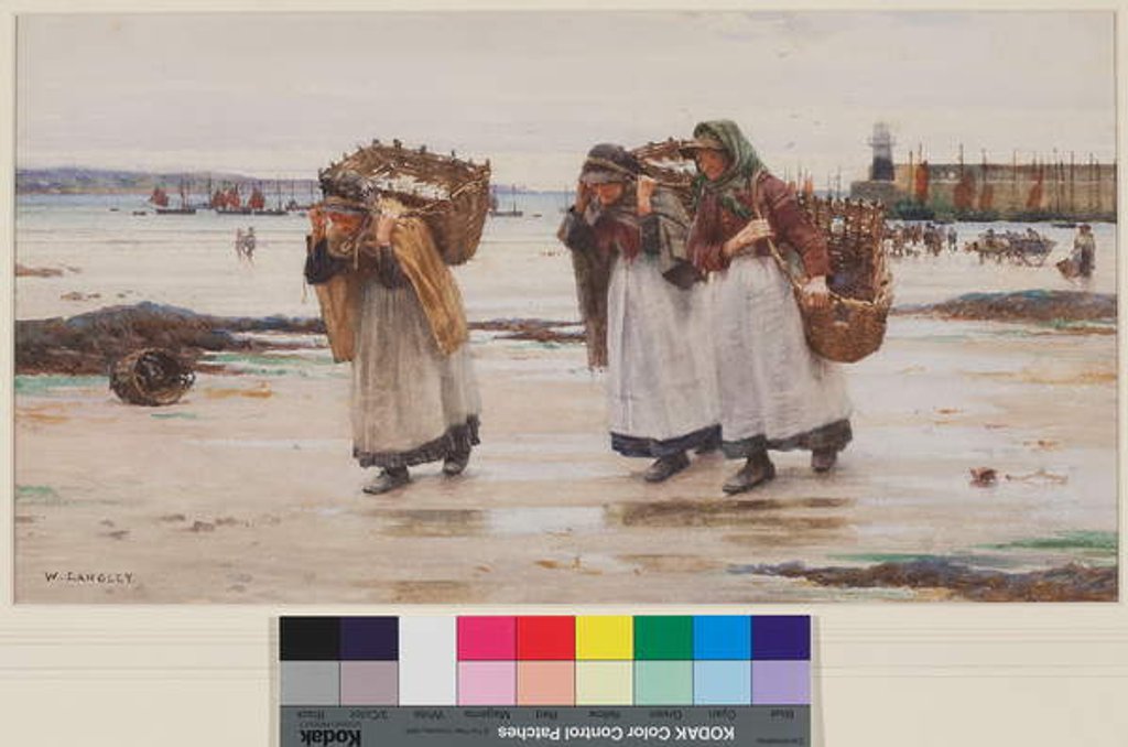 Detail of The Breadwinners, c.1896 by Walter Langley