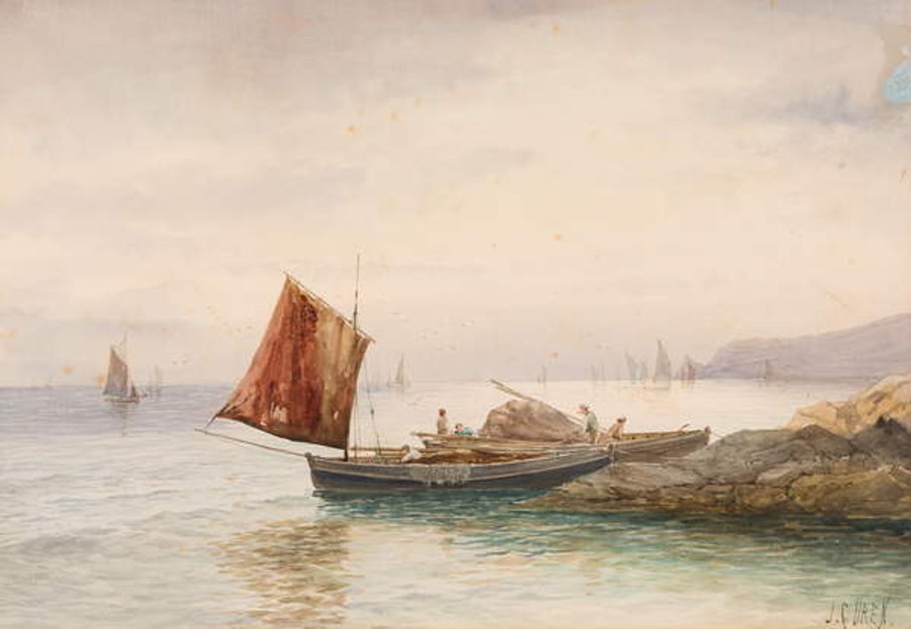 Detail of Fishing Boat by John Clarke Isaac Uren
