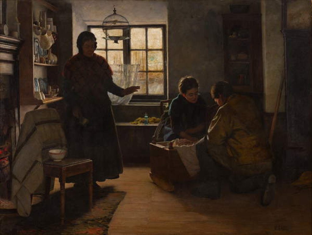 Detail of Where There's Life, There's Hope, 1890 by William Eadie