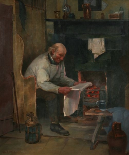 Detail of Contentment, 1895 by George Ficklin