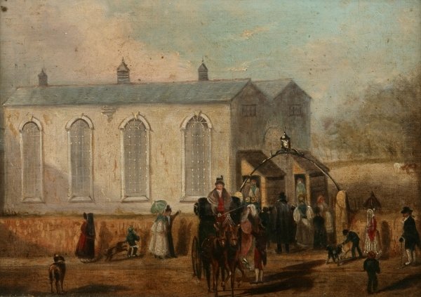 Detail of Alverton Temporary Church, c.1832-35 by John Grenfell Moyle