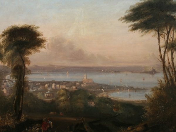 Detail of A View of Penzance, c.1836 by Richard Thomas Pentreath