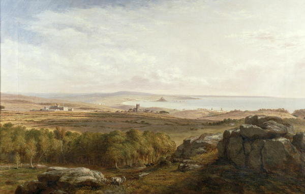 Detail of View from Madron Carn, 1836 by Richard Thomas Pentreath