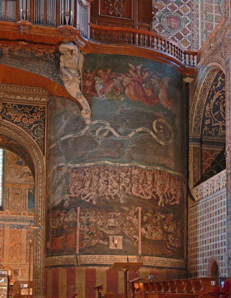 Detail of Depicting the Last Judgement by French School