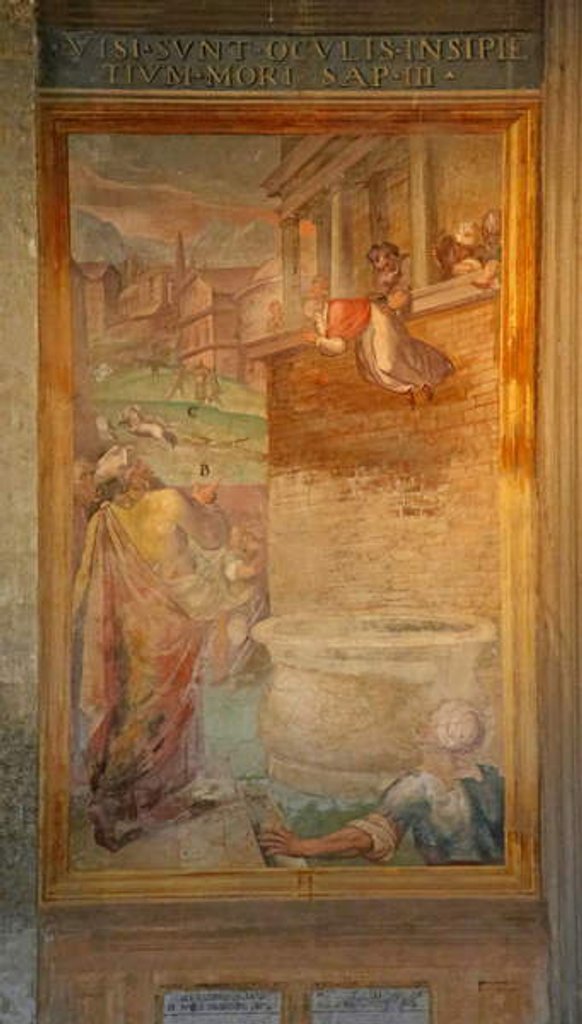 Detail of Martyrdom of a saint by Cristoforo & Tempesta Antonio Roncalli