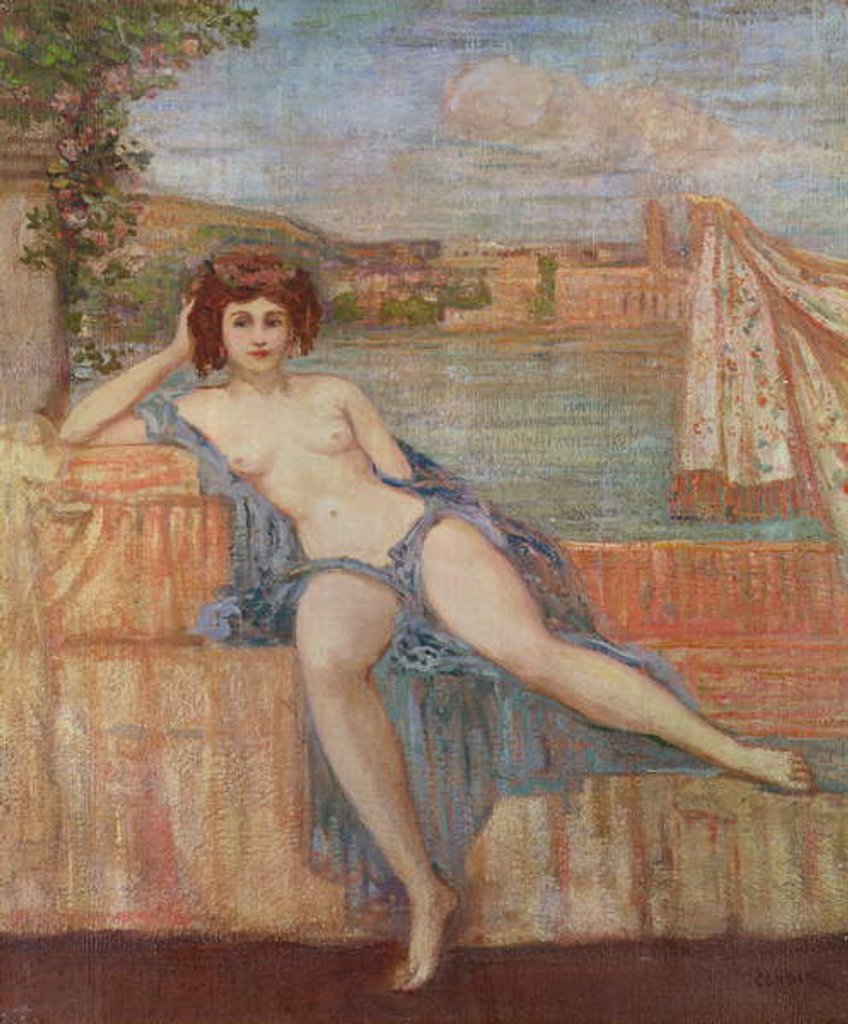 Detail of Nymph by Harbour by Charles Edward Conder