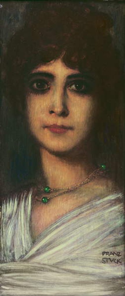 Detail of Portrait of a Woman by Franz von Stuck