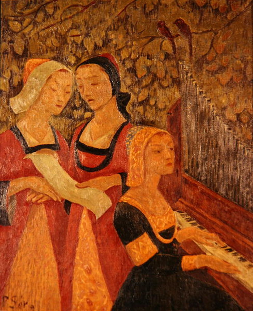 Detail of Breton Women by Paul Serusier