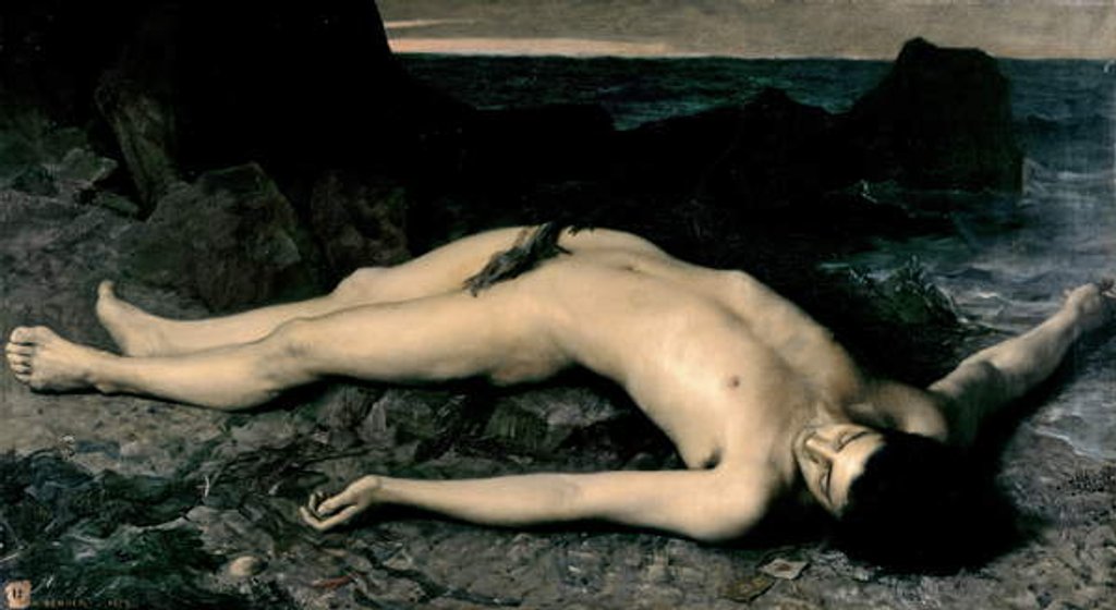 Detail of The Wreck or The Italian, 1879 by Jean Benner