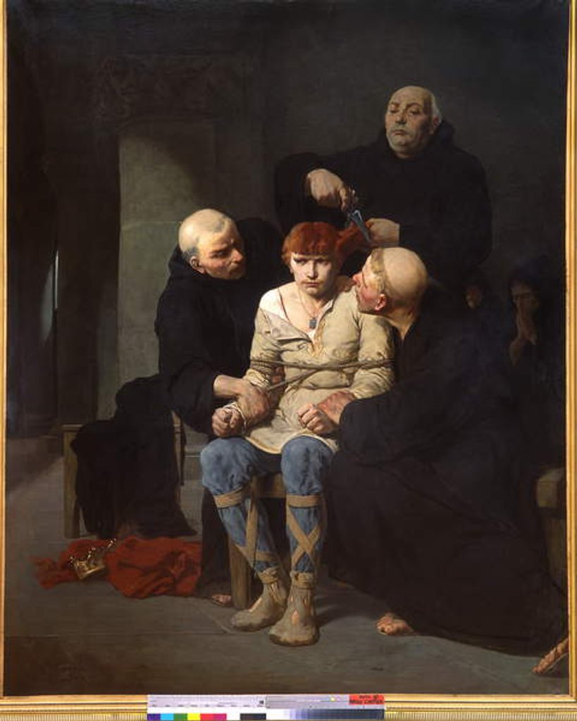 Detail of The Last of the Merovingians, 1875-1896 by Evariste Vital Luminais