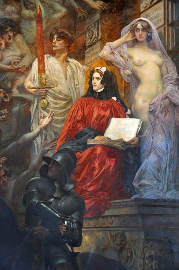 Detail of Toulouse - Capitole, Salle des Illustrius by Paul Jean Gervais