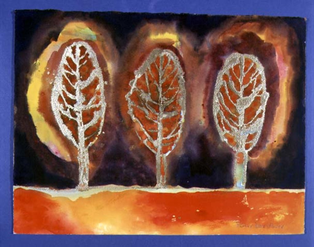 Detail of Blazing Trees, 1996 by Peter Davidson