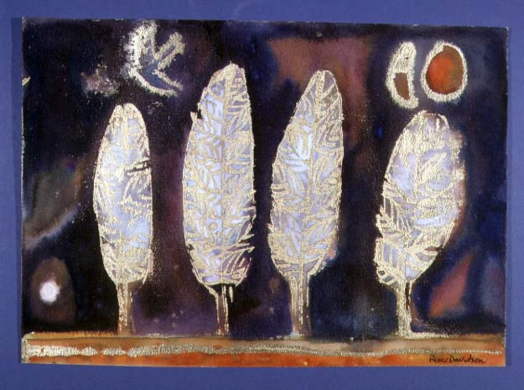 Detail of Night Trees, 1996 by Peter Davidson