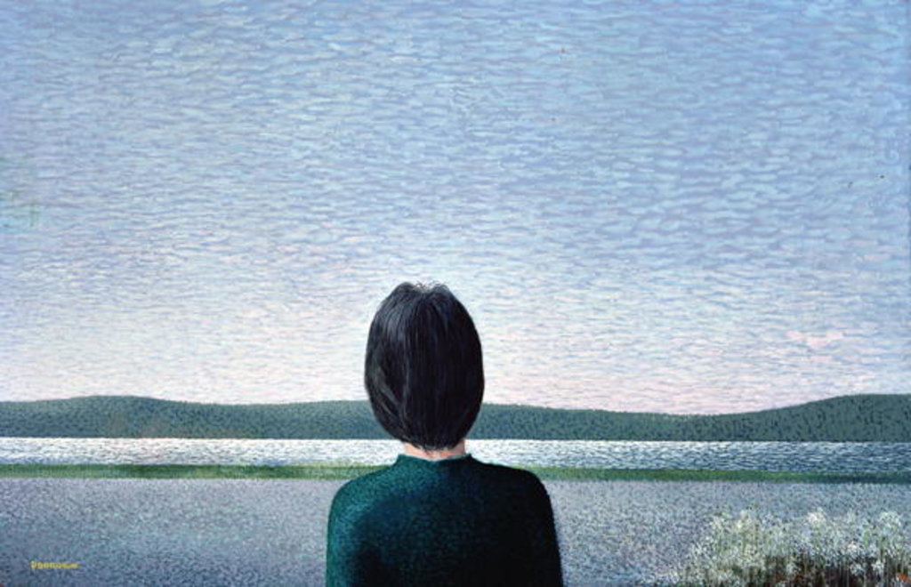 Detail of Towards the Hills, 1980 by Peter Davidson