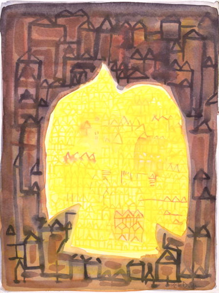 Detail of Return to the City, 1990 by Peter Davidson