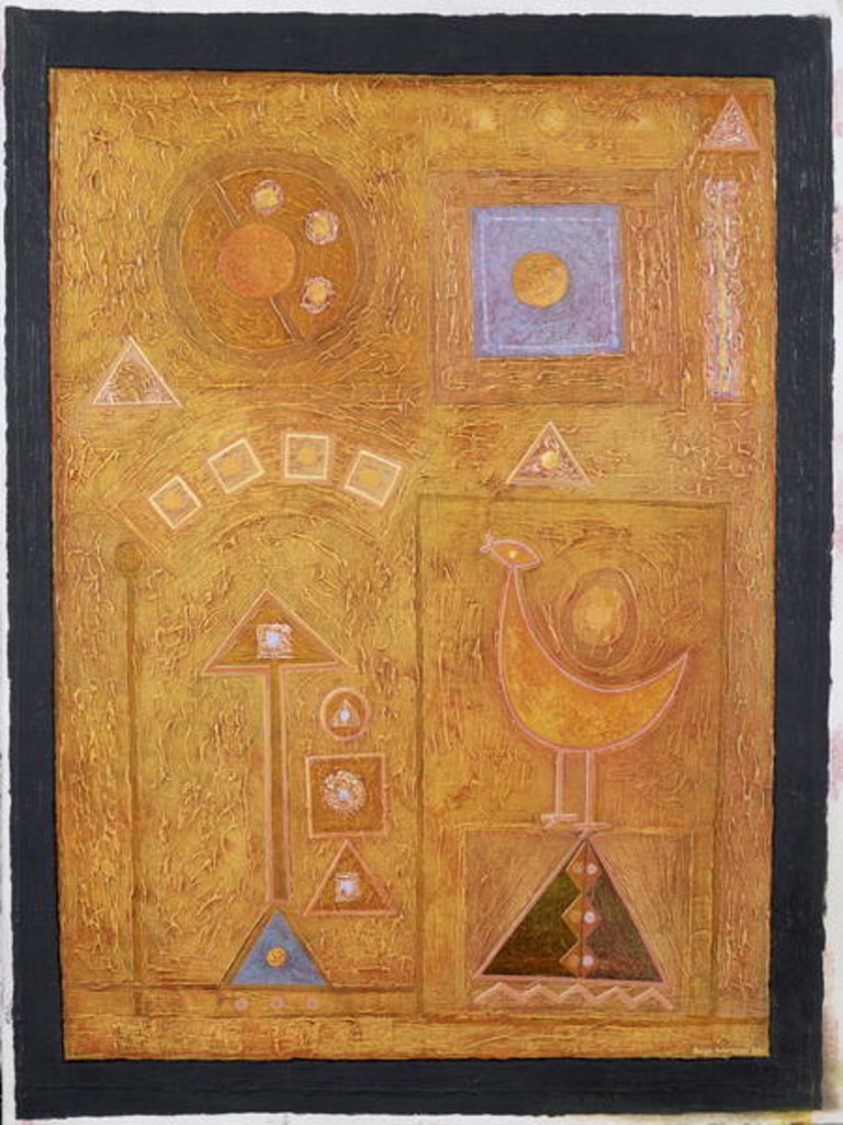 Detail of Bird Call to the Sun, 1986 by Peter Davidson