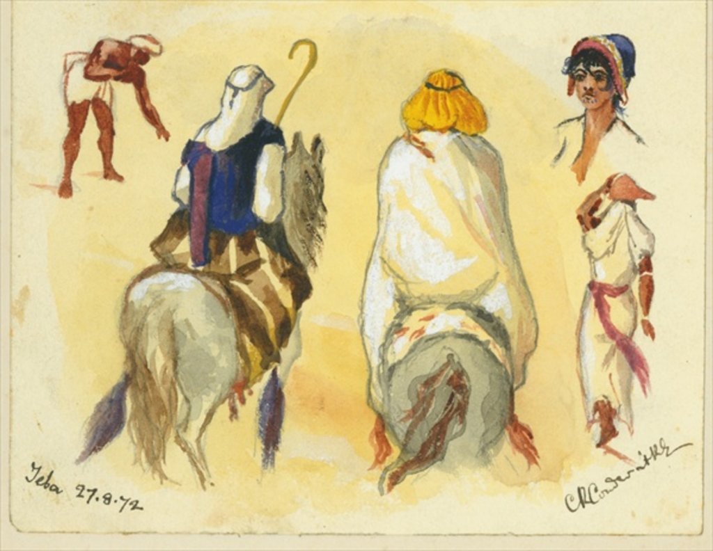 Detail of Jeba, 1872 by Claude Conder