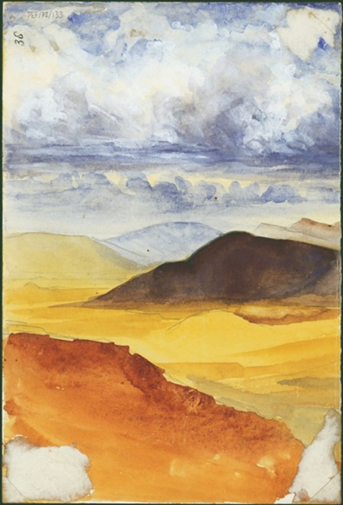 Detail of Desert landscape by Claude Conder