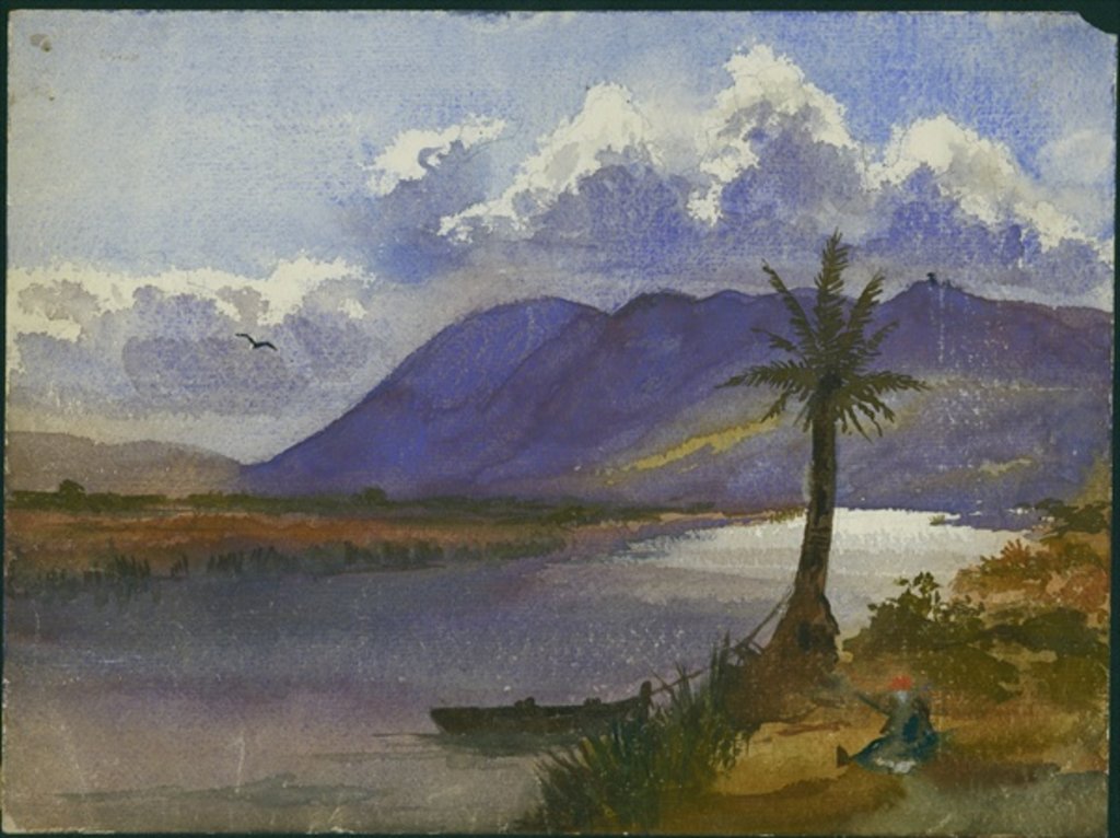 Detail of River Kishon and Carmel by Claude Conder