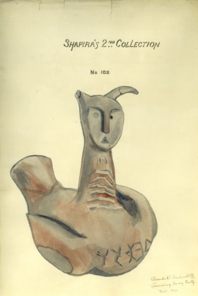 Detail of Shapira's 2nd Collection, 1873 by Claude Conder