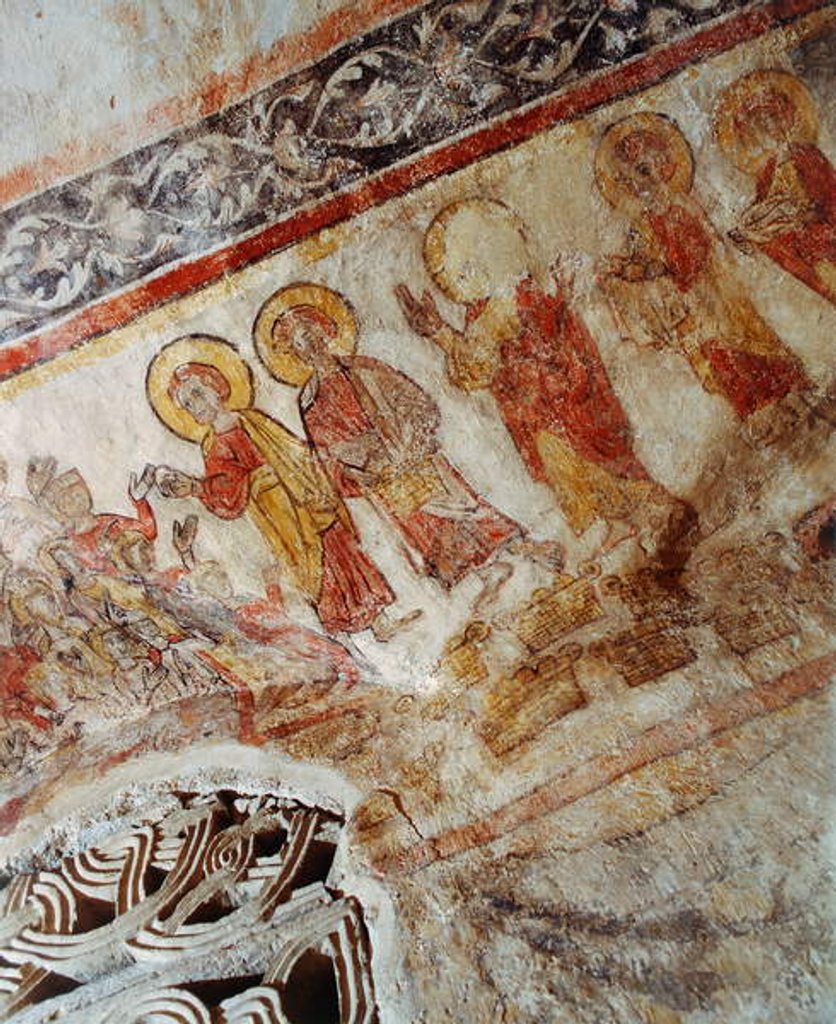 Detail of The miracle of the multiplication of the loaves of bread by French School