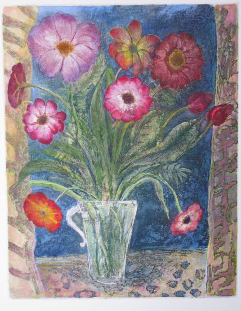 Detail of Flowerpiece by Peter A Ford