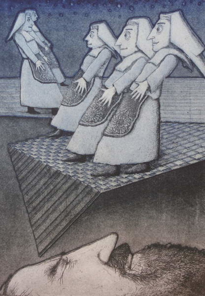 Detail of Ladies of the Night by Peter A Ford