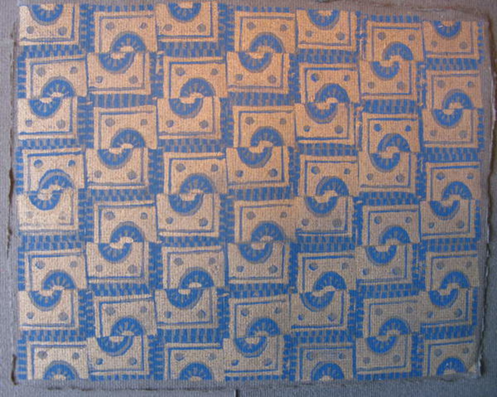 Detail of Blue and Gold Pattern by Peter A Ford