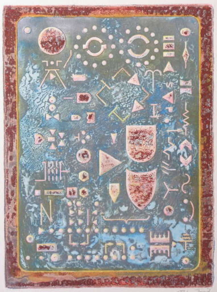 Detail of Signs and Symbols 3 by Peter A Ford