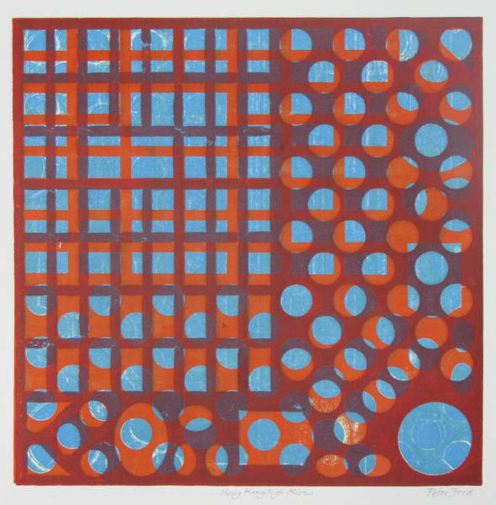 Detail of Hong Kong High Rise by Peter A Ford