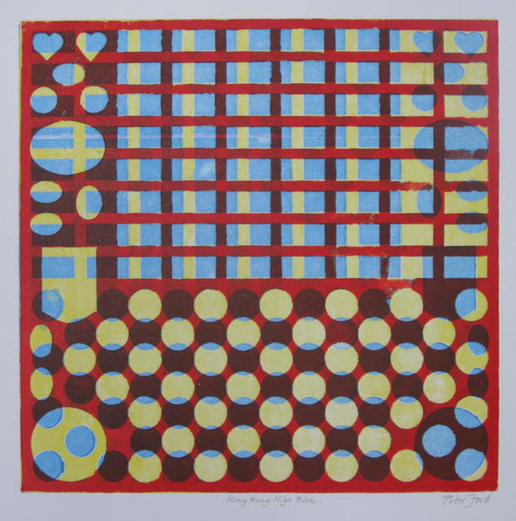 Detail of Hong Kong High Rise by Peter A Ford