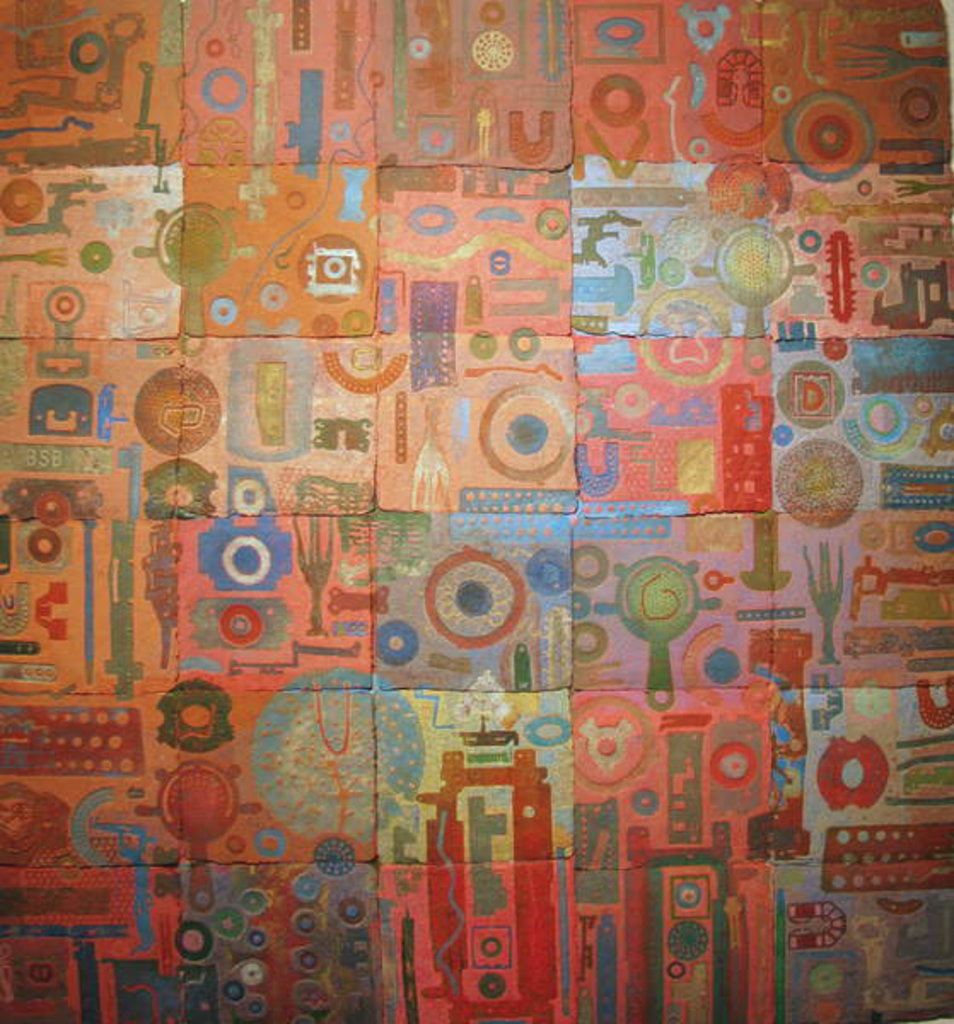 Detail of Signs of Industry III by Peter A Ford