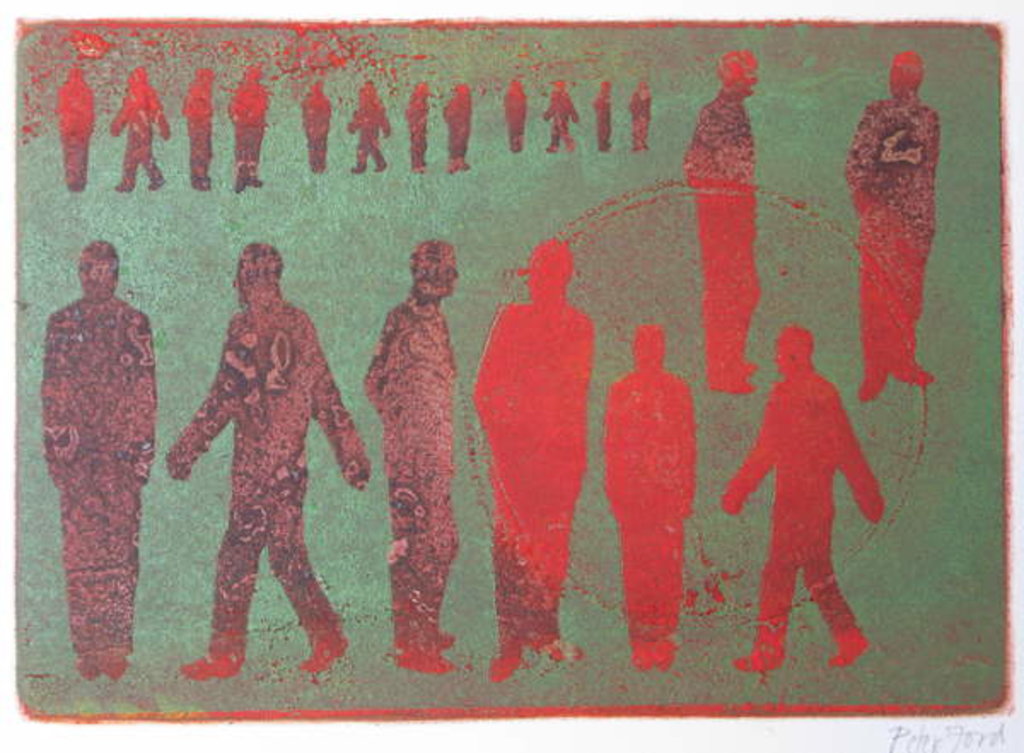 Detail of Fire Men by Peter A Ford