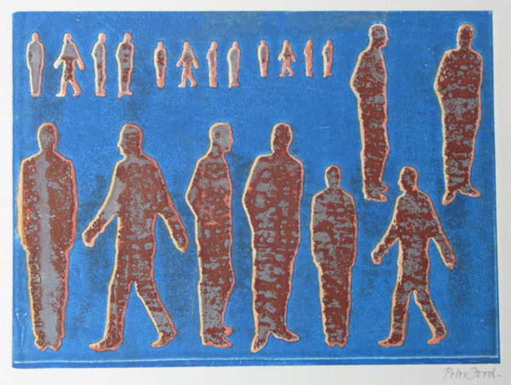 Detail of Camouflage Men by Peter A Ford