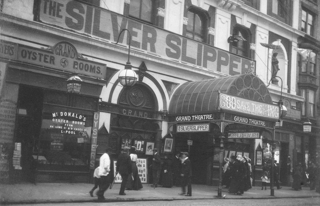 Detail of Grand Theatre, Victoria Street, Douglas by William G. Cavanagh