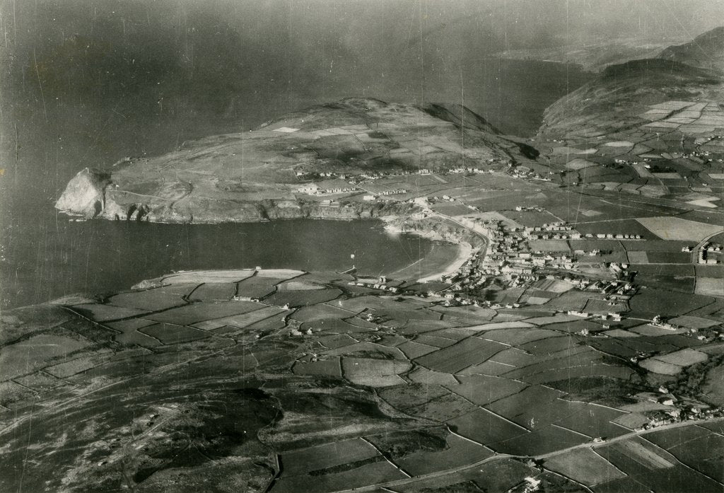 Detail of Aerial image of Mull Hill, Port Erin and Bradda Head by Unknown