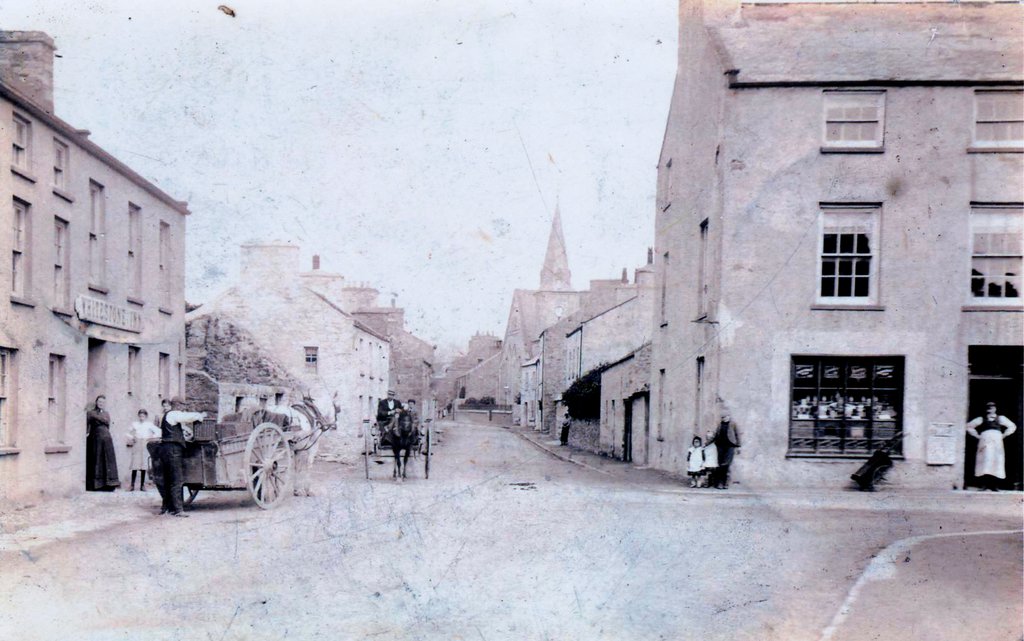 Detail of Main Street, Ballasalla, Isle of Man by Unknown