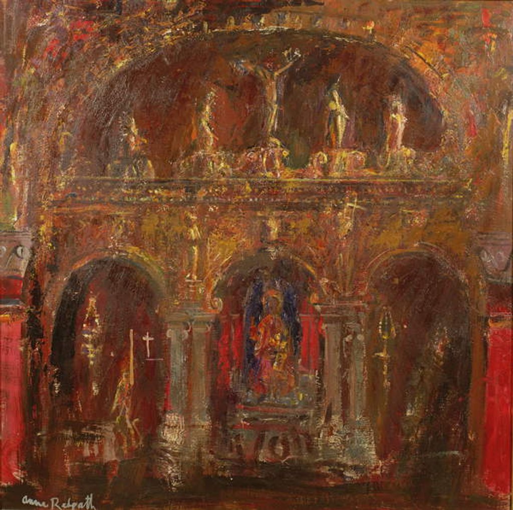 Detail of Rood Screen, Torcello by Anne Redpath