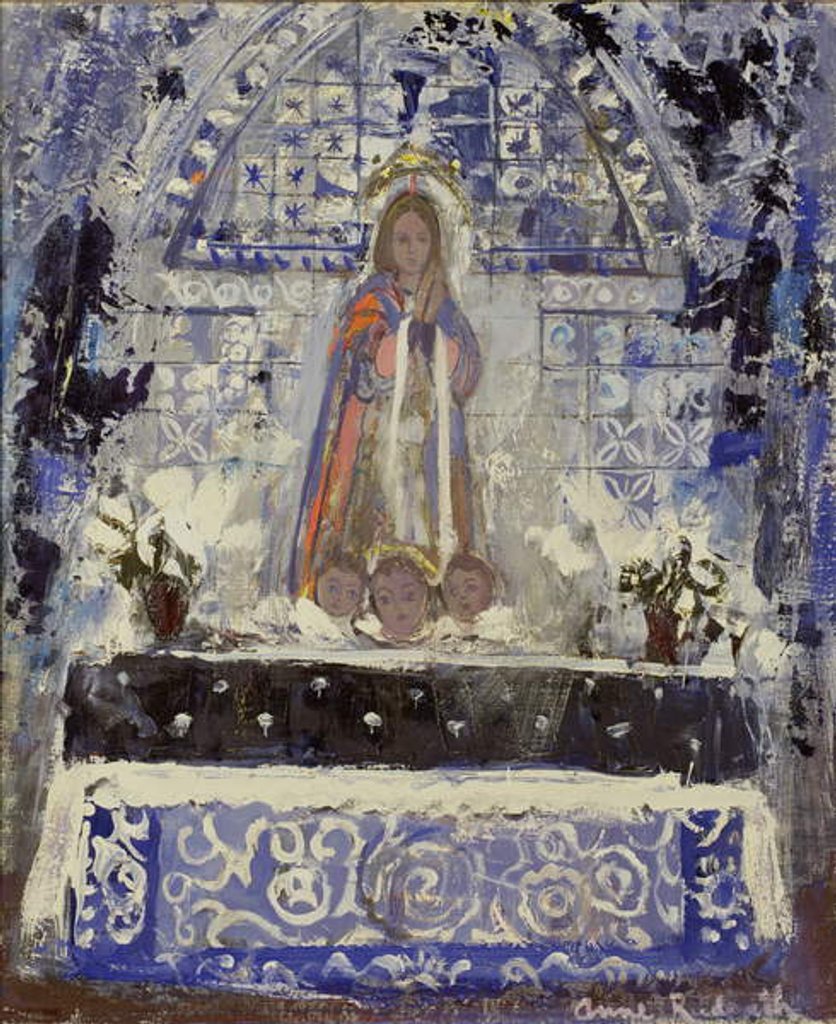 Detail of Altar to the Virgin, 1957 by Anne Redpath
