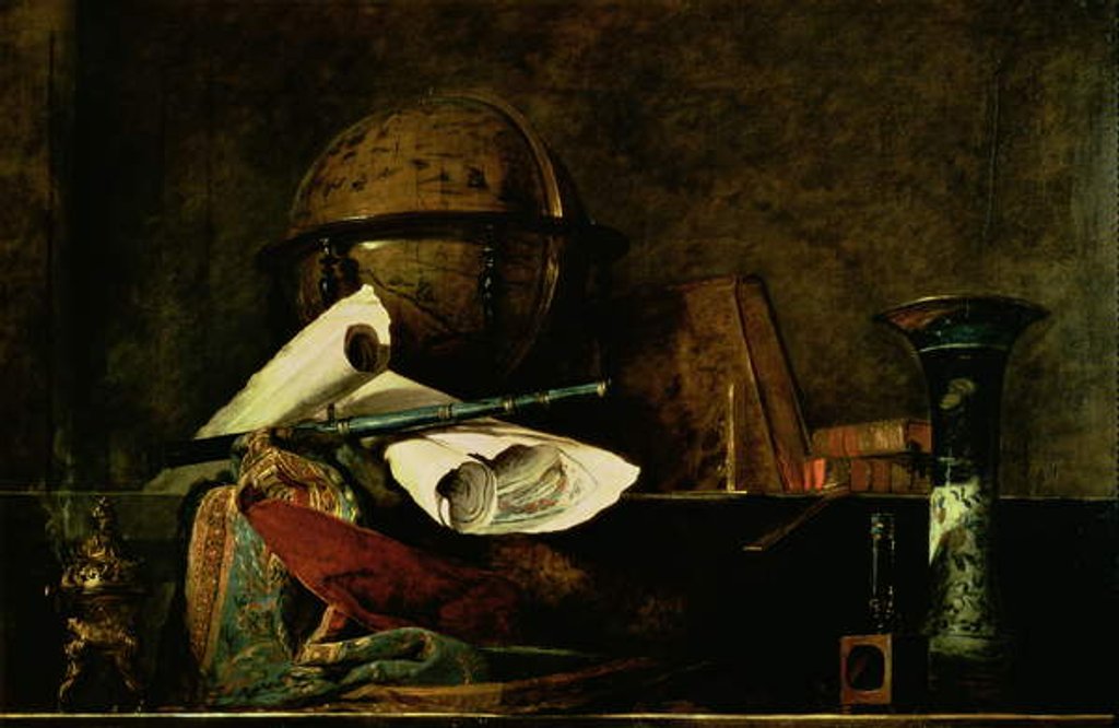 Detail of Allegory of Science by Jean-Baptiste Simeon Chardin