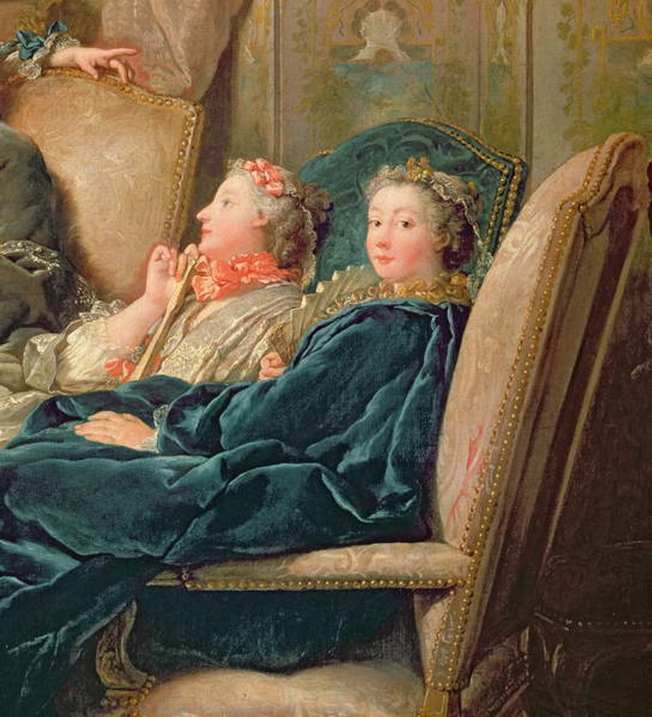 Detail of The Reading from Moliere, c.1728 by Jean Francois de Troy