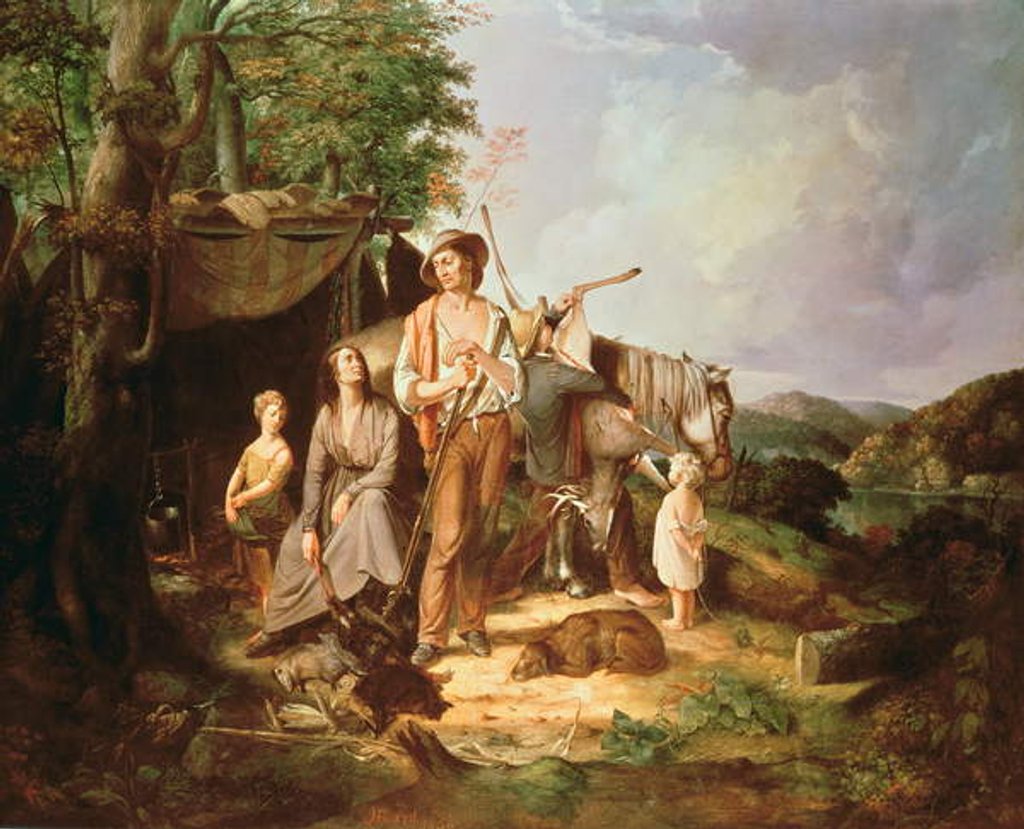 Detail of Westward Ho by James Henry Beard