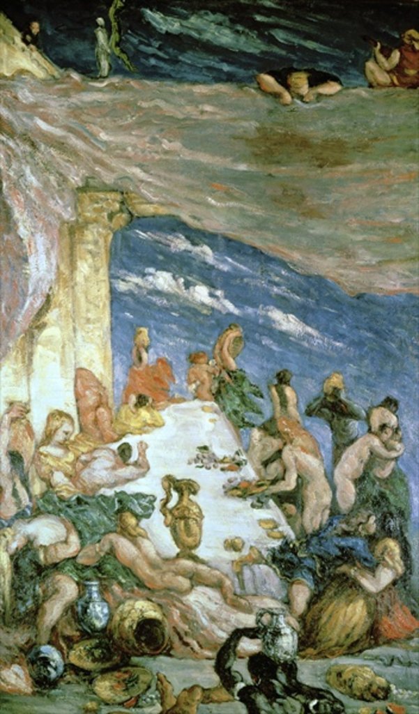 Detail of The Orgy, c.1867 by Paul Cezanne