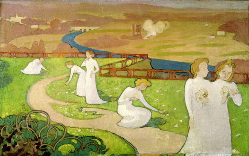 Detail of April, 1892 by Maurice Denis